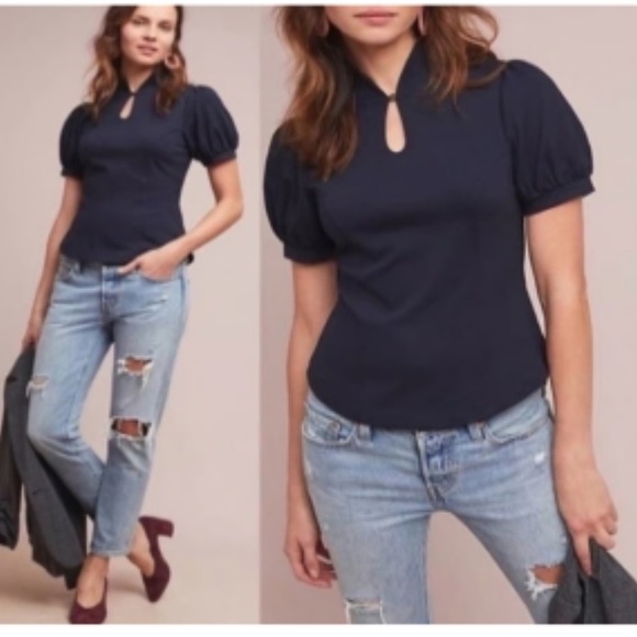 5 Ettiwa by Anthropologie tear drop top - Picture 1 of 13